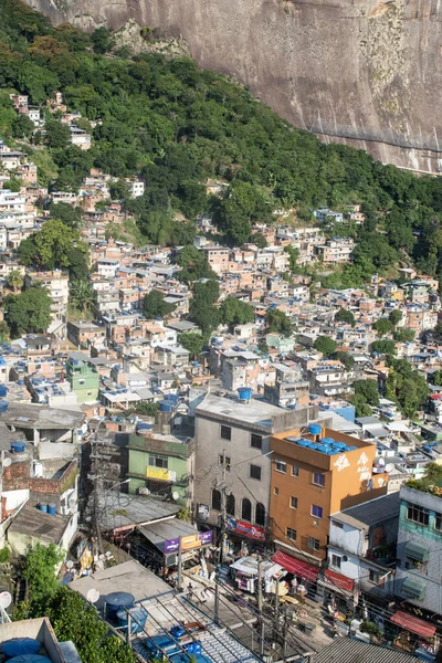 Brezilya Rocinha Nın Ufuk Çizgisi Detaylı Görüntüsü Rio Janeiro Nun — Stok fotoğraf