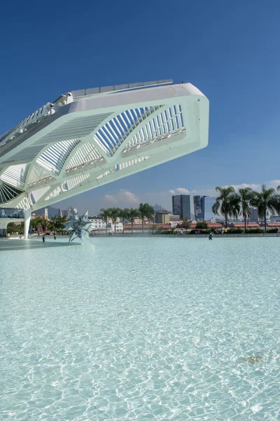 리오데자네이루 브라질 2023 박물관의 스페인어 Neof Futureistic 건축가 산티아고 Calatrava에 — 스톡 사진