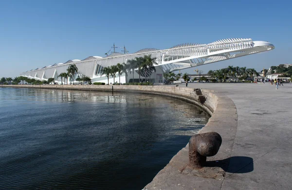 Рио Жанейро Бразилия 2023 Обзор Музея Завтра Научного Музея Спроектированного — стоковое фото