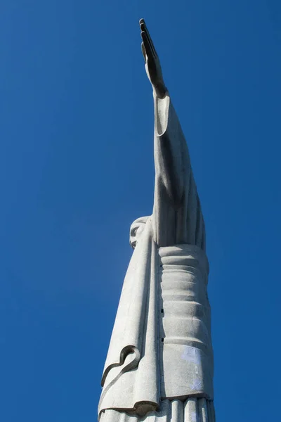 Brasil 2023 Cristo Redentor Símbolo Río Janeiro Estatua Estilo Deco —  Fotos de Stock