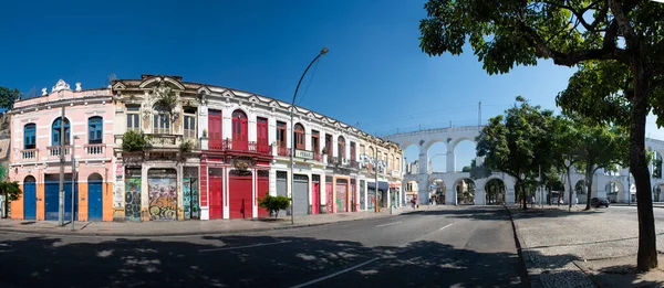Ріо Жанейро Бразилія 2023 Горизонт Акведук Каріока Відомий Arcos Lapa — стокове фото
