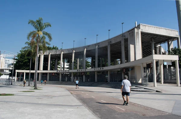 브라질 리우데자네이루 2023 마라카나 스타디움 공식적으로 세계에서 유명한 경기장 Estadio — 스톡 사진