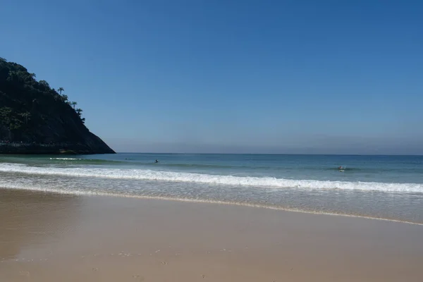 Rio Janeiro Brezilya Güney Amerika 2023 Pedra Leme Leme Kayası — Stok fotoğraf