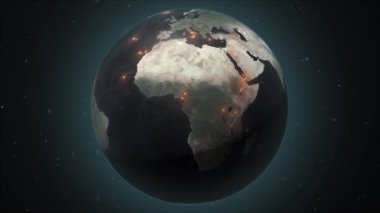 World map of a volcanic eruption is classified as one that meets at least one of the following criteria: caused fatalities, caused moderate damage, with a Volcanic Explosivity Index (VEI) of 6 or larger, element of this image is furnished by Nasa