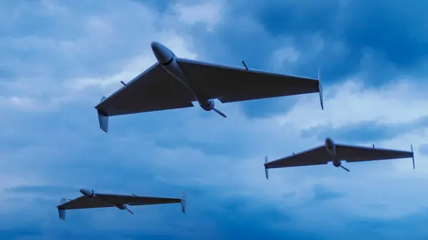 HESA, Rusya 'da hizmet veren 136 adet İran yapımı, otonom satıcı-dron olarak kullanılan bir cephanedir. İnsansız hava araçları gece uçuyor. Hassas hedefler, saldırın. İHA kamikaze, 3D görüntüleme