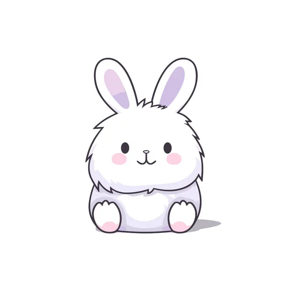 Bunny Ilustración Dibujada Mano Por Bunny Vector Doodle Estilo Ilustración — Vector de stock