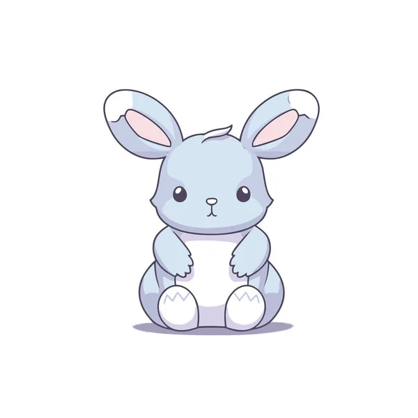 Bunny Illustration Dessinée Main Par Bunny Illustration Vectorielle Dessin Animé — Image vectorielle