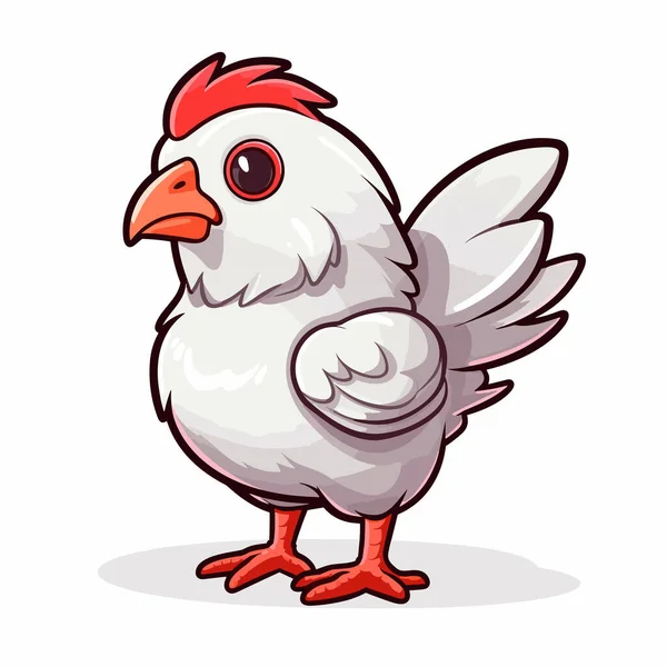 Chicken Chicken Hand Drawn Illustration Vector Doodle Style Cartoon Illustration — Stock Vector