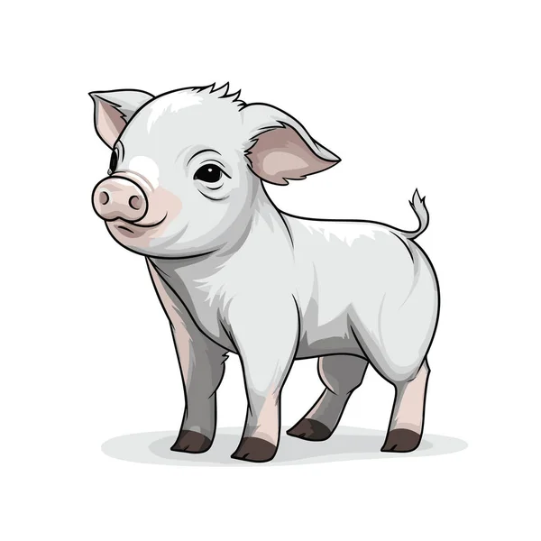 ilustração de animais coloridos de desenhos animados de porco 6325645 Vetor  no Vecteezy