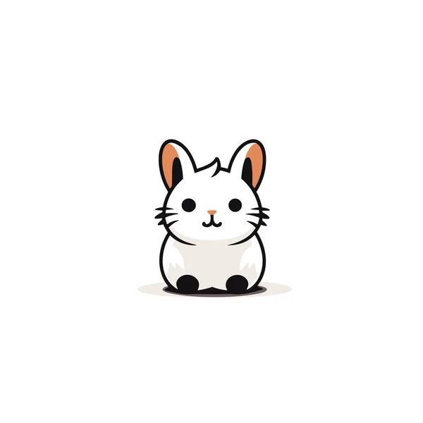 Кролик Иллюстрация Кролика Векторная Иллюстрация Стиле Каракулей — стоковый вектор