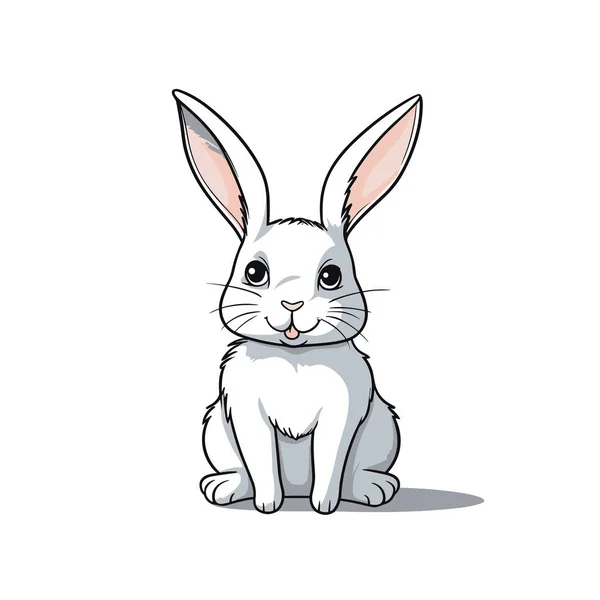 Rabbit Buck Rabbit Buck Ilustración Dibujada Mano Vector Doodle Estilo — Archivo Imágenes Vectoriales