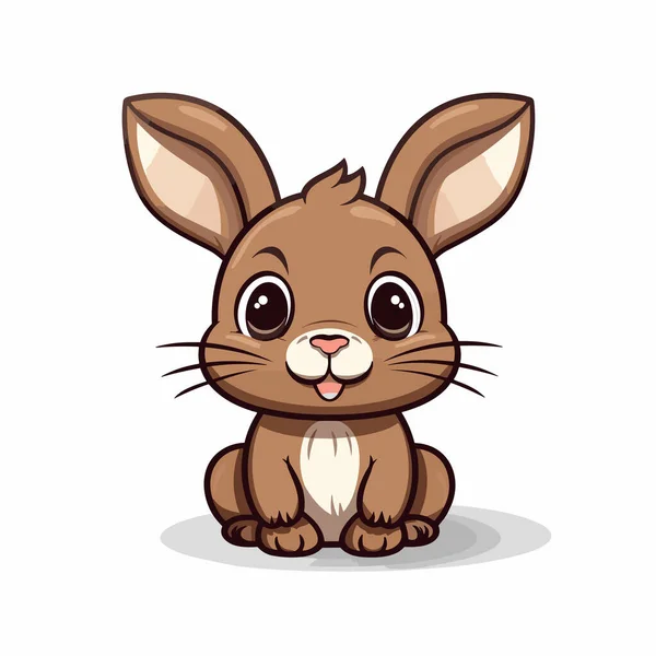 兔子巴克 兔子巴克手绘插图 矢量涂鸦风格卡通画 — 图库矢量图片