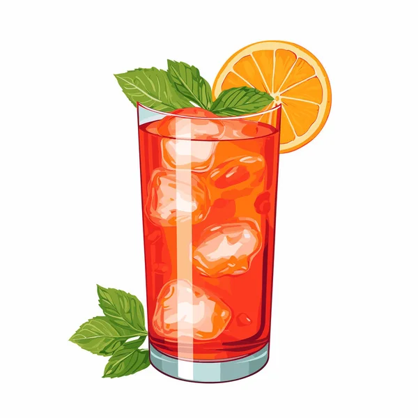 Californification California Cocktail Illustration Comique Dessinée Main Illustration Vectorielle Dessin — Image vectorielle