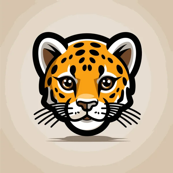 Jaguar Yapımı Çizgi Roman Çizimi Jaguar Şirin Vektör Karalama Tarzı — Stok Vektör