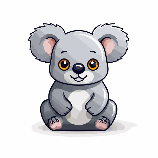 Koala Kézzel Rajzolt Képregény Illusztráció Koala Vagyok Aranyos Vektor Firka — Stock Vector