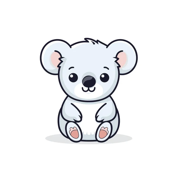Koala 손으로 코알라 귀여운 스타일 — 스톡 벡터
