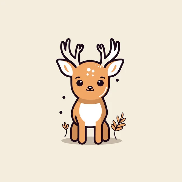 Cute deer Διανύσματα Αρχείου, Royalty Free Cute deer Εικονογραφήσεις |  Depositphotos