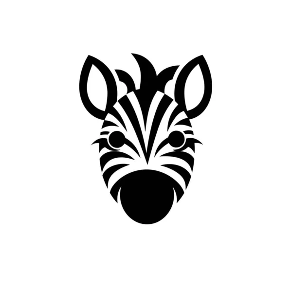 Zebra Kézzel Rajzolt Képregény Illusztráció Zebra Vagyok Aranyos Vektor Firka — Stock Vector