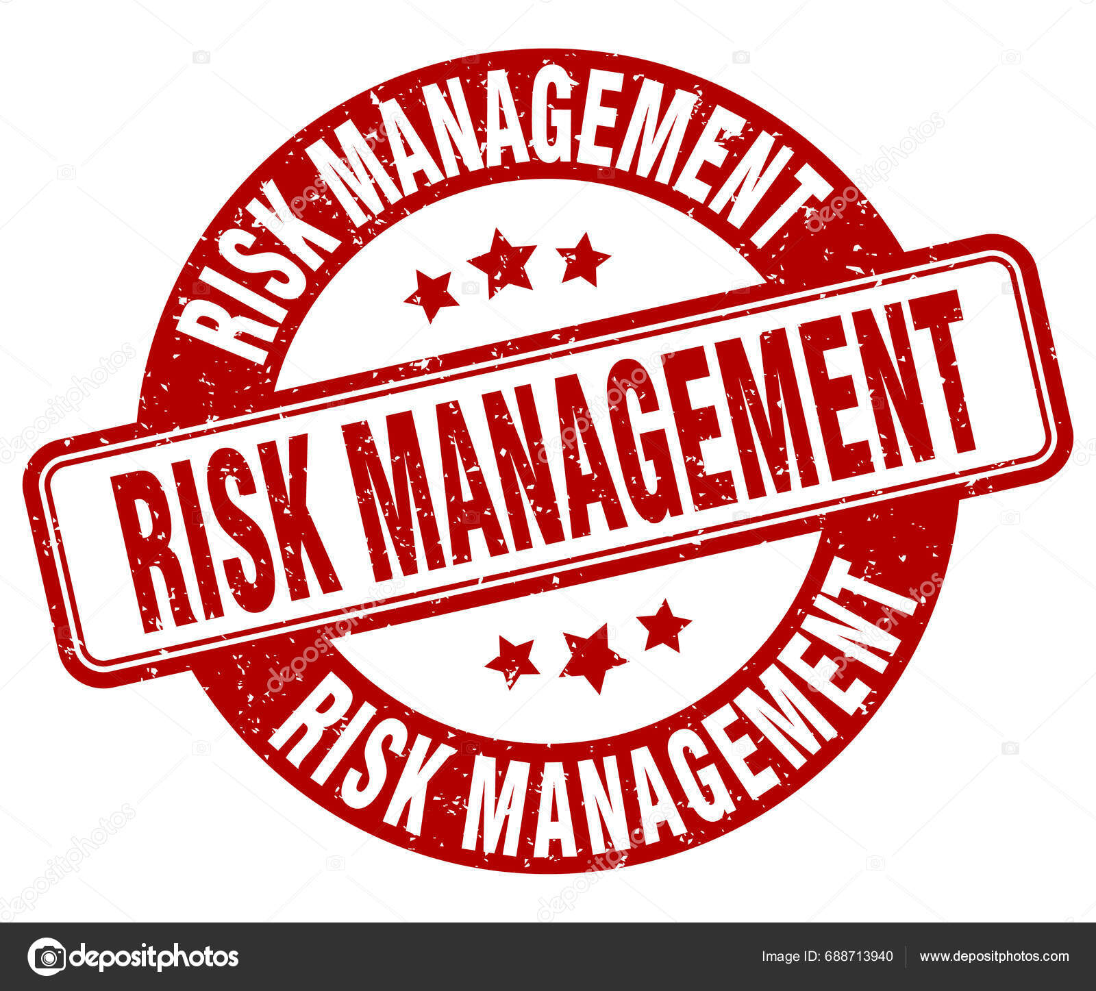 Risk Management Stamp Risk Management Sign Grunge Label Stock Vector by