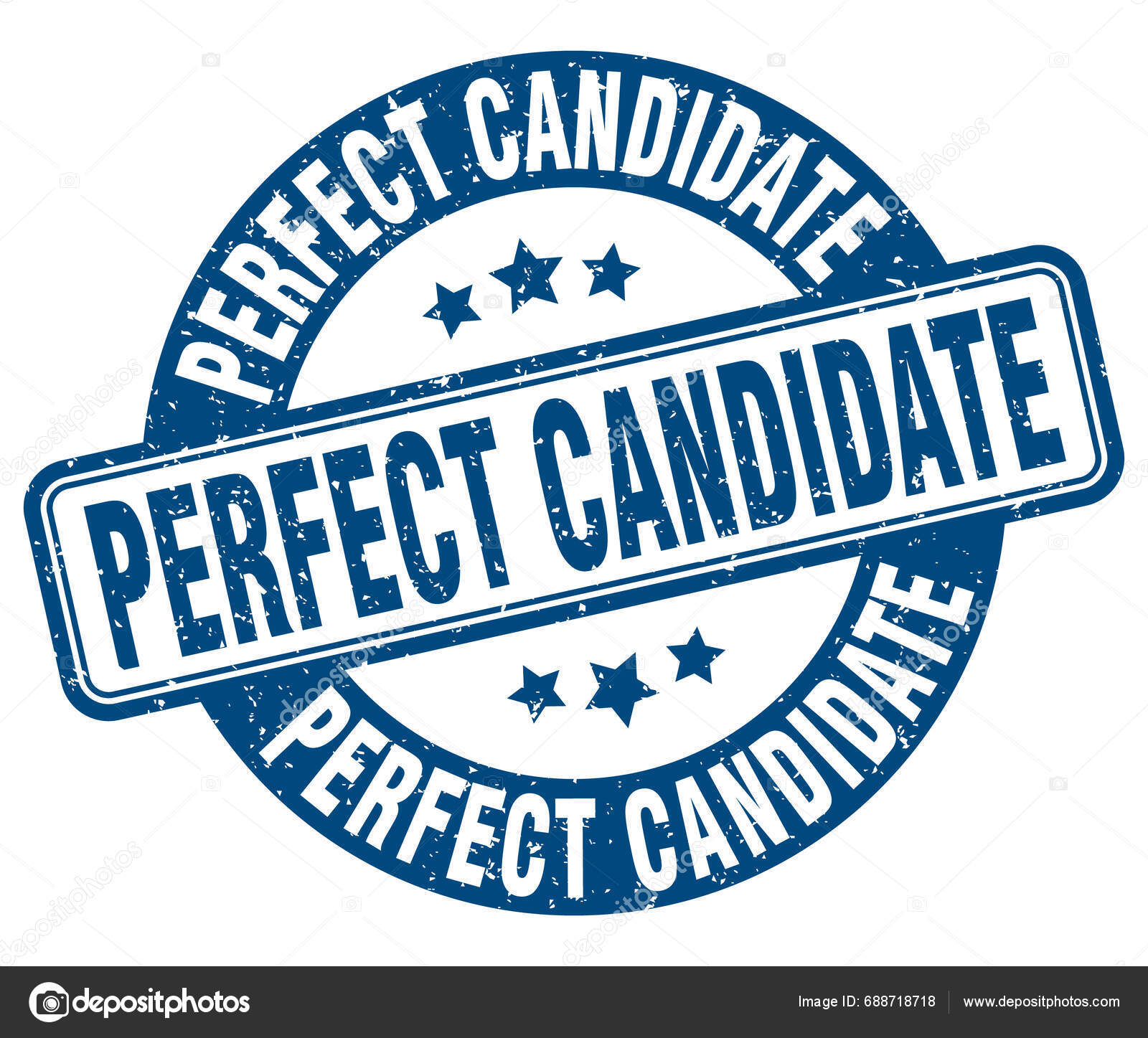 Perfect Candidate Stamp Perfect Candidate Sign Grunge Label Stock