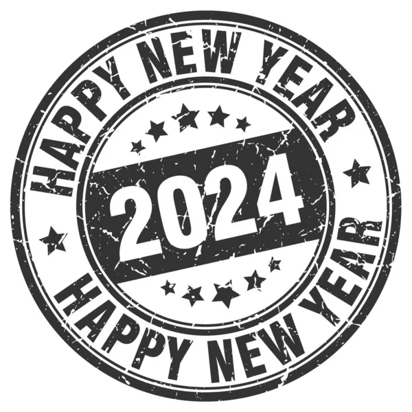 stock vector happy new year 2024 red stamp. two thousand and twenty-four. new year 2024