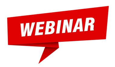 Bayraklarınızı takın. webinar konuşma balonu, etiket, etiket, kurdele, imza şablonu