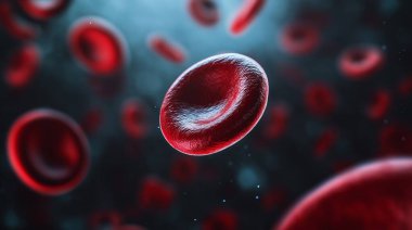 Kan trombositleri. Kan hücrelerinin, eritrositlerin, lökositlerin mikroskobik görüntüsü