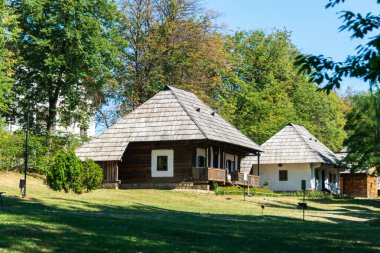 Romanya 'nın Bucovina Village Müzesindeki Cacica Hanesi