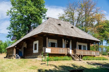 Romanya 'nın Bucovina Village Müzesindeki Cacica Hanesi