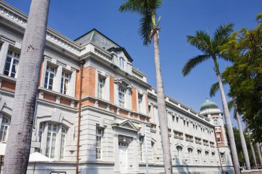 Tainan 'daki Tayvan Edebiyatı Ulusal Müzesi manzarası. Tayvan 'daki ilk ulusal edebiyat müzesi..