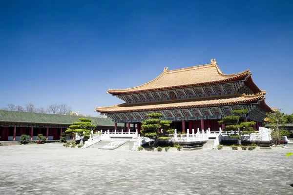 Edificio Vista Ciudad Kaohsiung Templo Confucio Taiwán Edificio Parecido Palacio — Foto de Stock