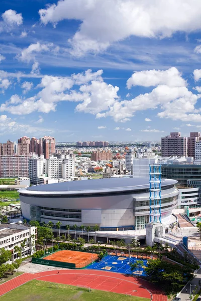 Vista Panorámica Del Kaohsiung Arena Taiwán Gimnasio Interior Multifuncional Más —  Fotos de Stock