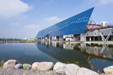 Tainan 'daki Tayvan Tarihi Ulusal Müzesi' nin dış binası. Tainan 'ın en popüler yerlerinden biridir..