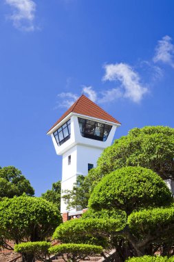 Tayvan 'ın Taiwan kentindeki Anping Eski Kalesi' nin bina manzarası..