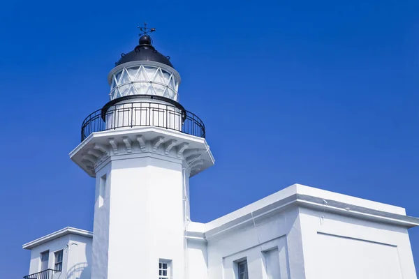 Close Lighthouse Blue Sky Background — Stock Photo, Image