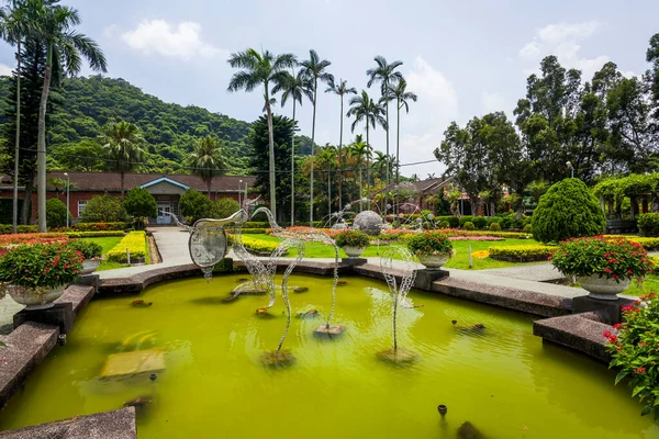 stock image The Garden landscape of the Shilin Official Residence in Taipei, Taiwan, is the former residence of the late Republic of China President Chiang Kai-shek.