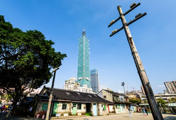 Blick Auf Das Four Four South Village Taipeh Taiwan Das — Stockfoto
