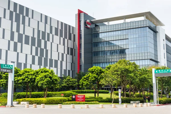 台湾台南科技园区台湾半导体制造公司 Tsmc 是世界上最大的独立半导体制造厂 — 图库照片
