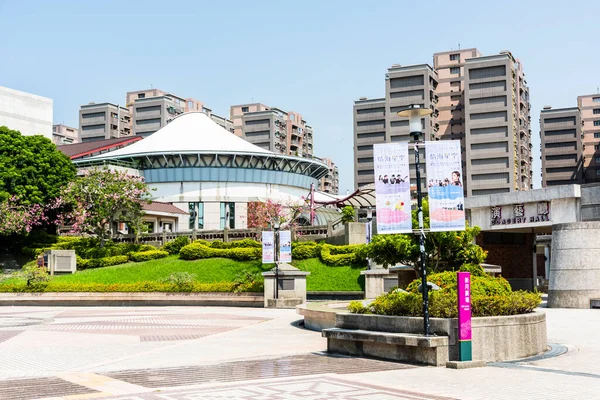 Θέα Στο Κτίριο Του Taichung City Seaport Art Center Στο — Φωτογραφία Αρχείου