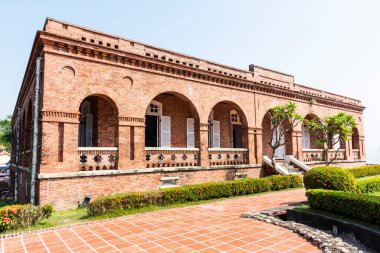 Building view of the Former British Consulate at Takao. a famous historic site in Kaohsiung, Taiwan. clipart