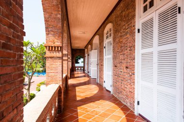 Takao 'daki eski İngiliz konsolosluğunun manzarası. Kaohsiung, Tayvan 'da ünlü bir tarihi mekan..