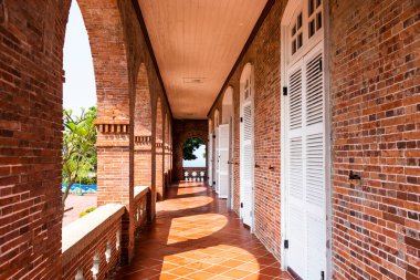 Takao 'daki eski İngiliz konsolosluğunun manzarası. Kaohsiung, Tayvan 'da ünlü bir tarihi mekan..