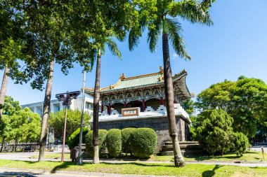 Taipei, Taiwan- August 28, 2021: Old building view of the Lizhengmen (South Gate) in Taipei, Taiwan. Built-in the 8th year of Emperor Guangxu of the Qing Dynasty. clipart