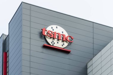 Hsinchu City, Taiwan- August 12, 2022: Taiwan Semiconductor Manufacturing Company (TSMC) plant in Hsinchu Science Park, Taiwan, TSMC is the world's largest dedicated independent semiconductor foundry. clipart