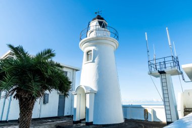 Tayvan 'daki Keelung Deniz Feneri' nin manzarası Japon yönetimi sırasında inşa edildi..