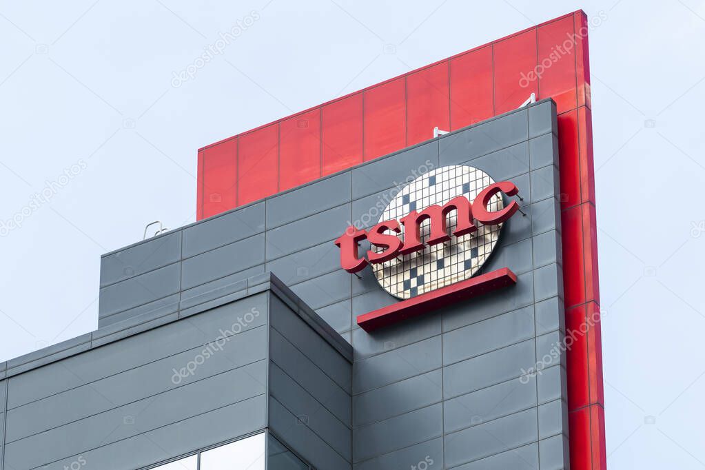 Hsinchu City, Taiwan- August 19, 2022: Taiwan Semiconductor Manufacturing Company (TSMC) plant in Hsinchu Science Park, Taiwan, TSMC is the world's largest dedicated independent semiconductor foundry.