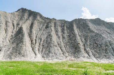 Tayvan, Kaohsiung 'daki Tianliao Ay Dünya Manzarası Çorak Toprakları. Ay 'ın yüzeyine olan benzerliğiyle ünlüdür..