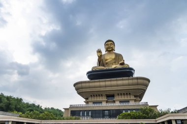 View of the Giant Buddha Statue at the Fo Guang Shan Buddha Museum in Kaohsiung, Taiwan. clipart