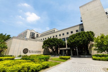 Tainan, Taiwan- August 29, 2023: Building view of National Cheng Kung University College of Medicine Building in Tainan, Taiwan.