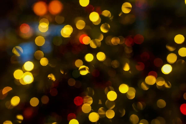 Bokeh lights background. Abstract multicolored light.Christmas concept.
